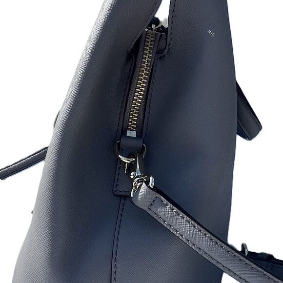 Kate Spade Grey Saffiano Leather Shoulder Handbag - Picture 8 of 12